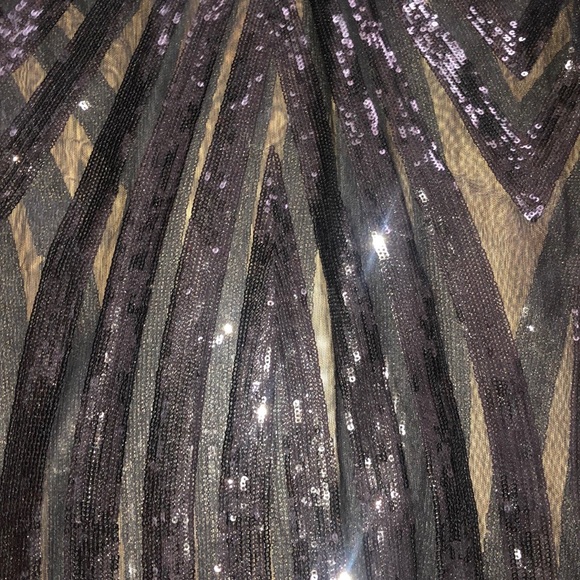 NEW!!! Black Sequin & Sheer Sleeveless Dress 💃🏾 - Picture 9 of 14